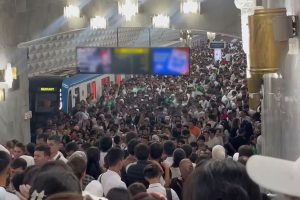 Toshkent metropolitenida mega tirbandlik kuzatildi