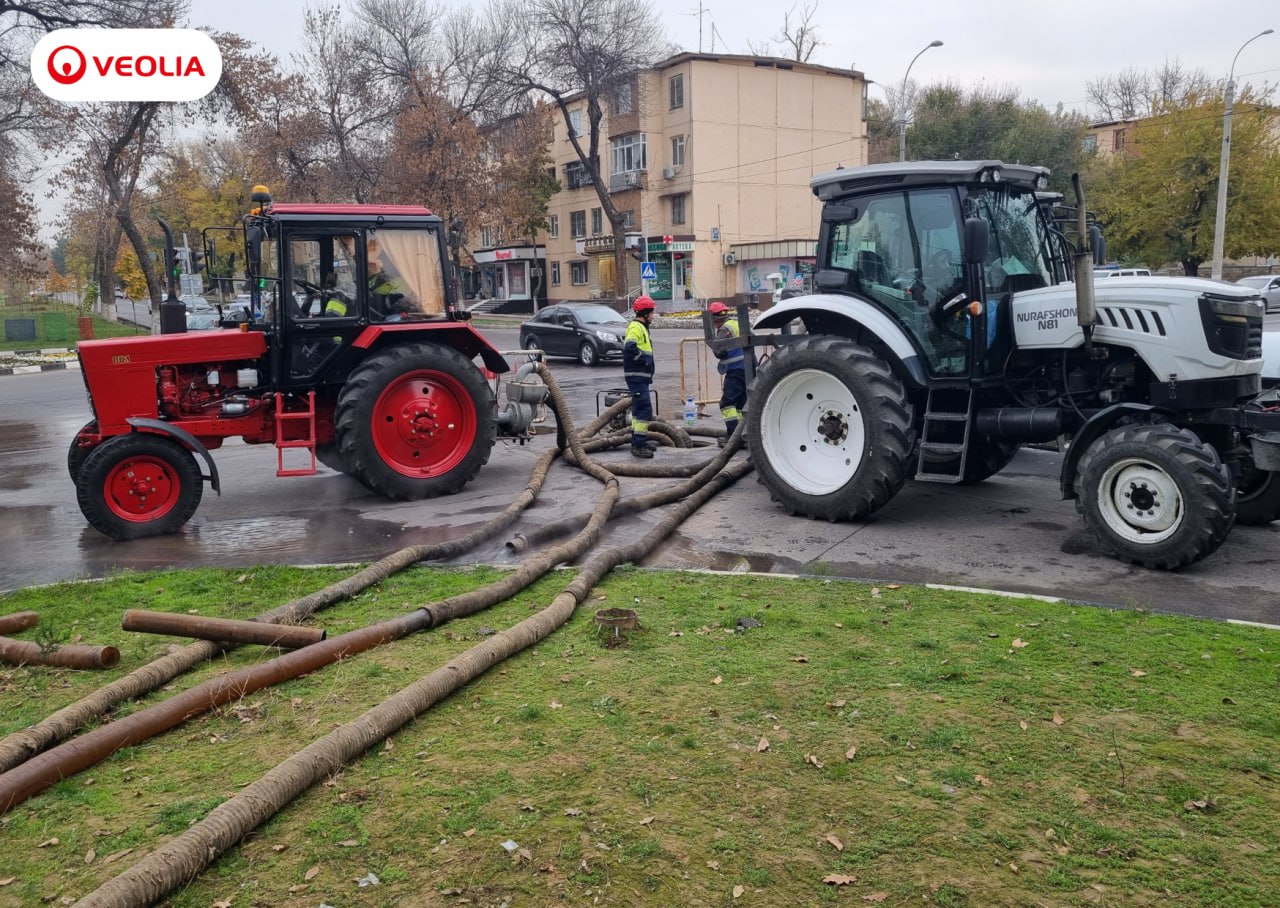 Toshkentda isitish quvurida avariya yuz berdi