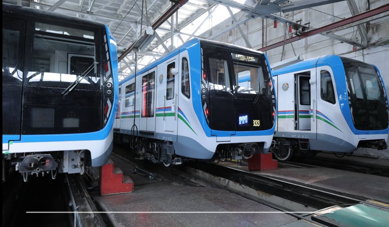 Toshkent metropoliteniga yana 3 ta zamonaviy metro poyezdi olib kelindi