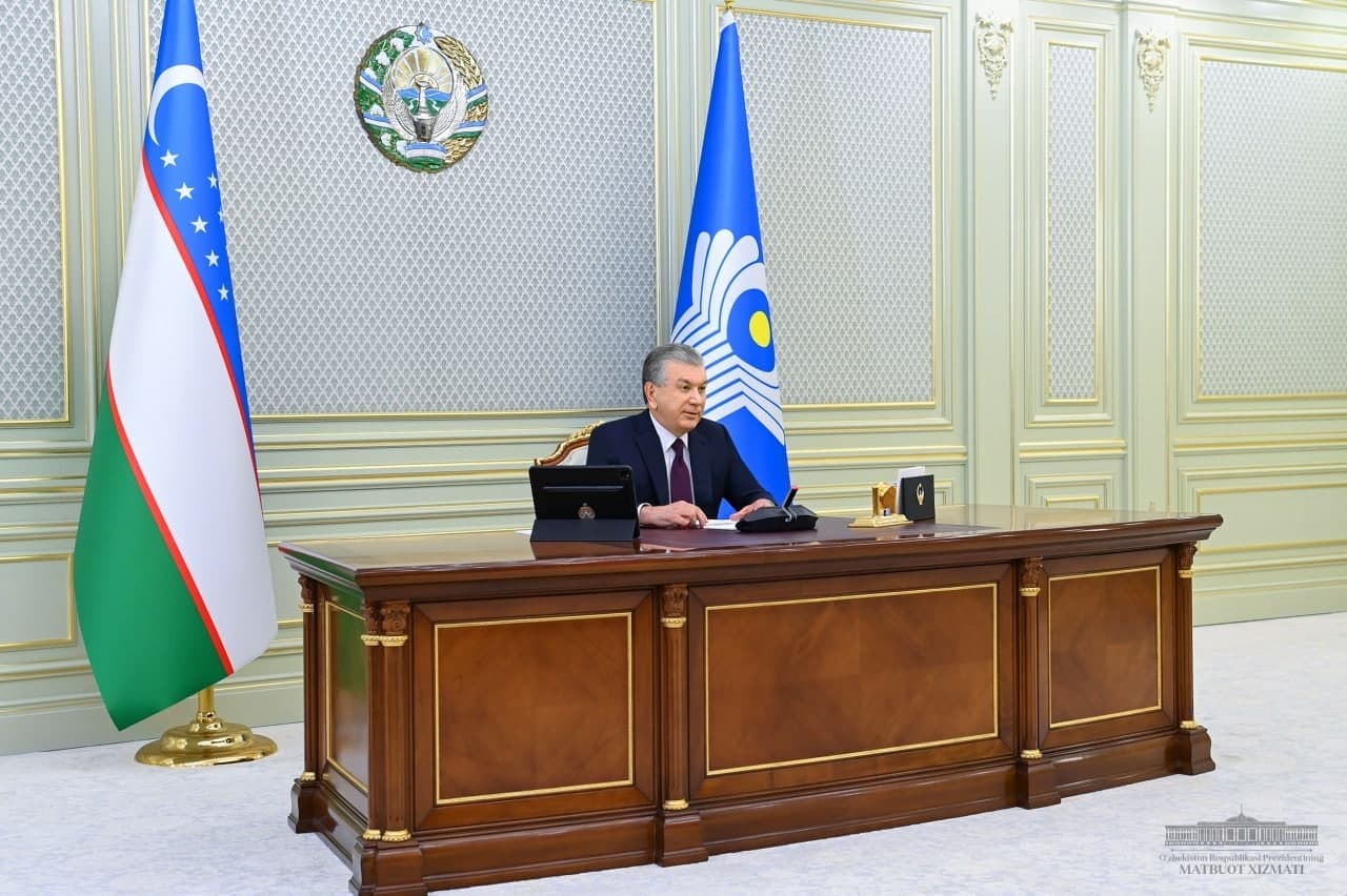 Президент принял участие на заседании Совета глав государств-участников СНГ