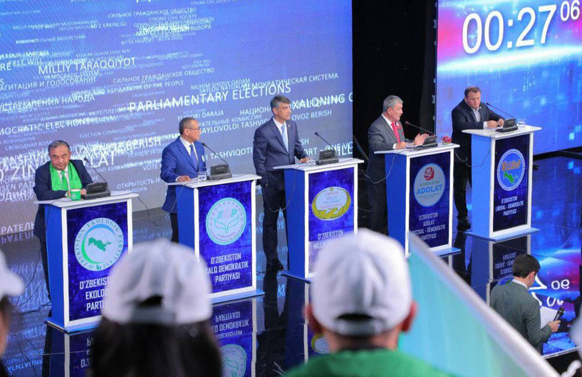 Стало известно, когда пройдут теледебаты между представителями кандидатов в президенты Узбекистана