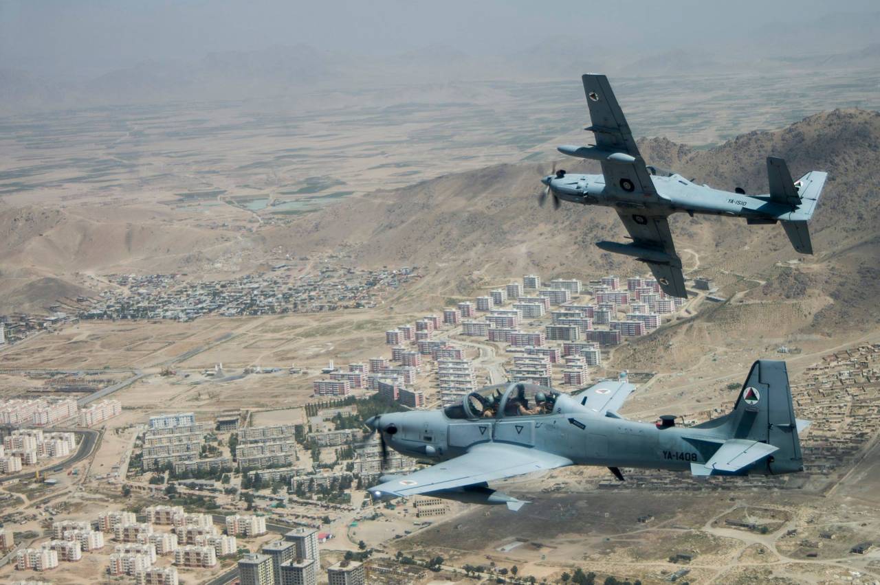Талибы провели первые учения своих военно-воздушных сил на севере Афганистана
