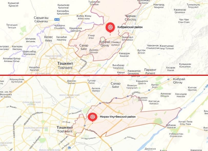 Ташкент стал больше: часть Кибрайского района перешла в Мирзо-Улугбекский