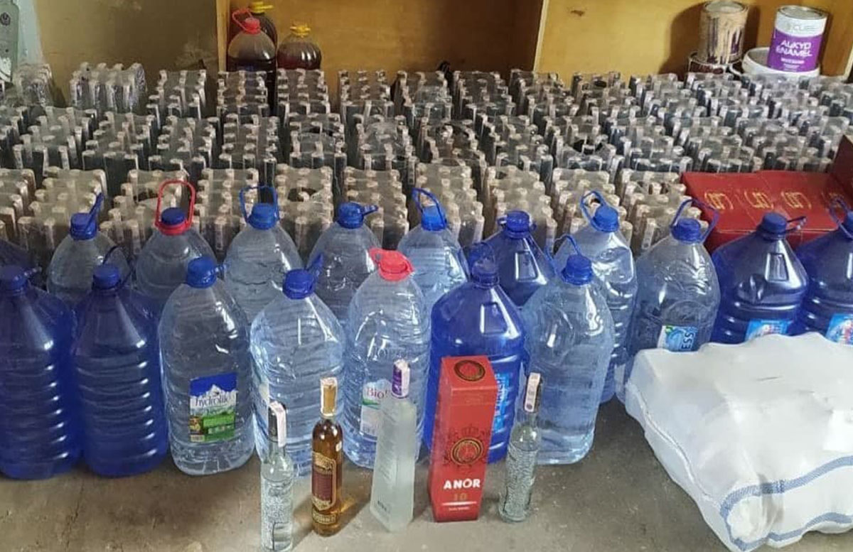 Житель Ташкента организовал склад контрафактной подакцизной алкогольной продукции