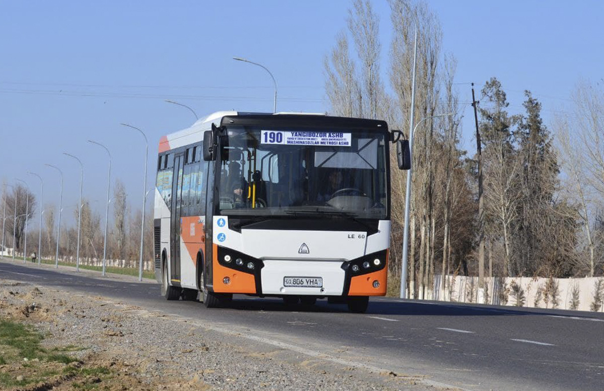 В Ташкенте появился новый автобусный маршрут до парка «Новый Узбекистан»