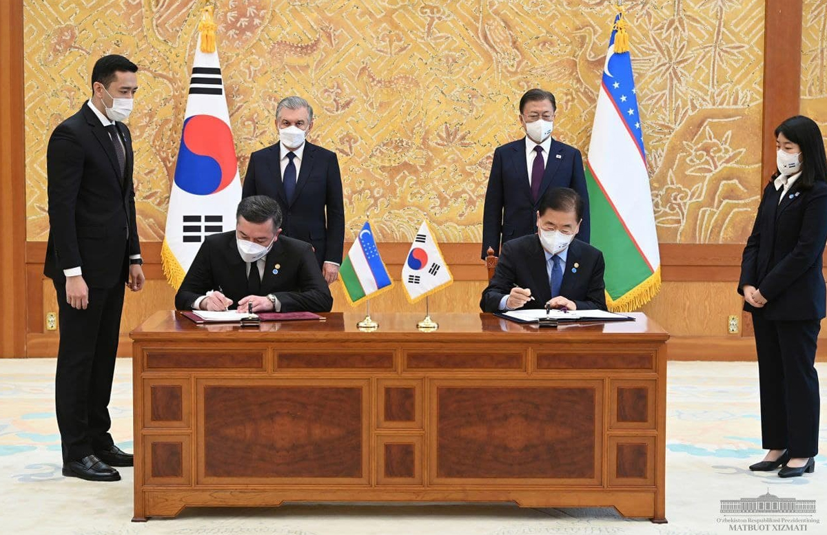 Узбекистан и Корея договорились об углублении особого стратегического партнерства