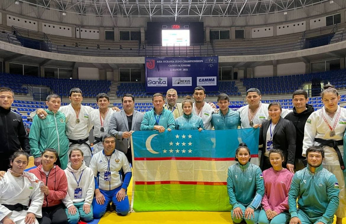 Дзюдоисты Узбекистана заняли первое место на молодежном чемпионате Азии