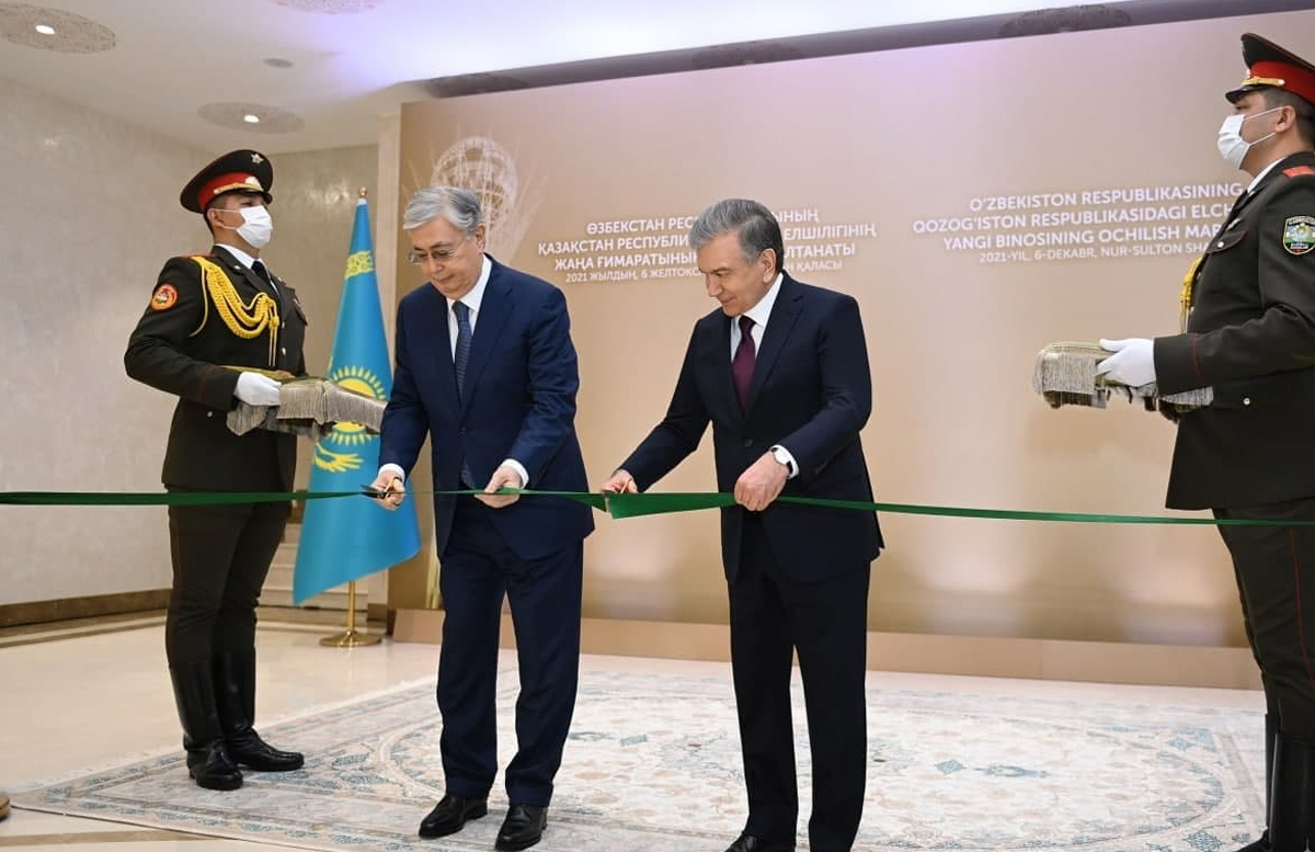 В Нур-Султане состоялось открытие здания посольства Узбекистана