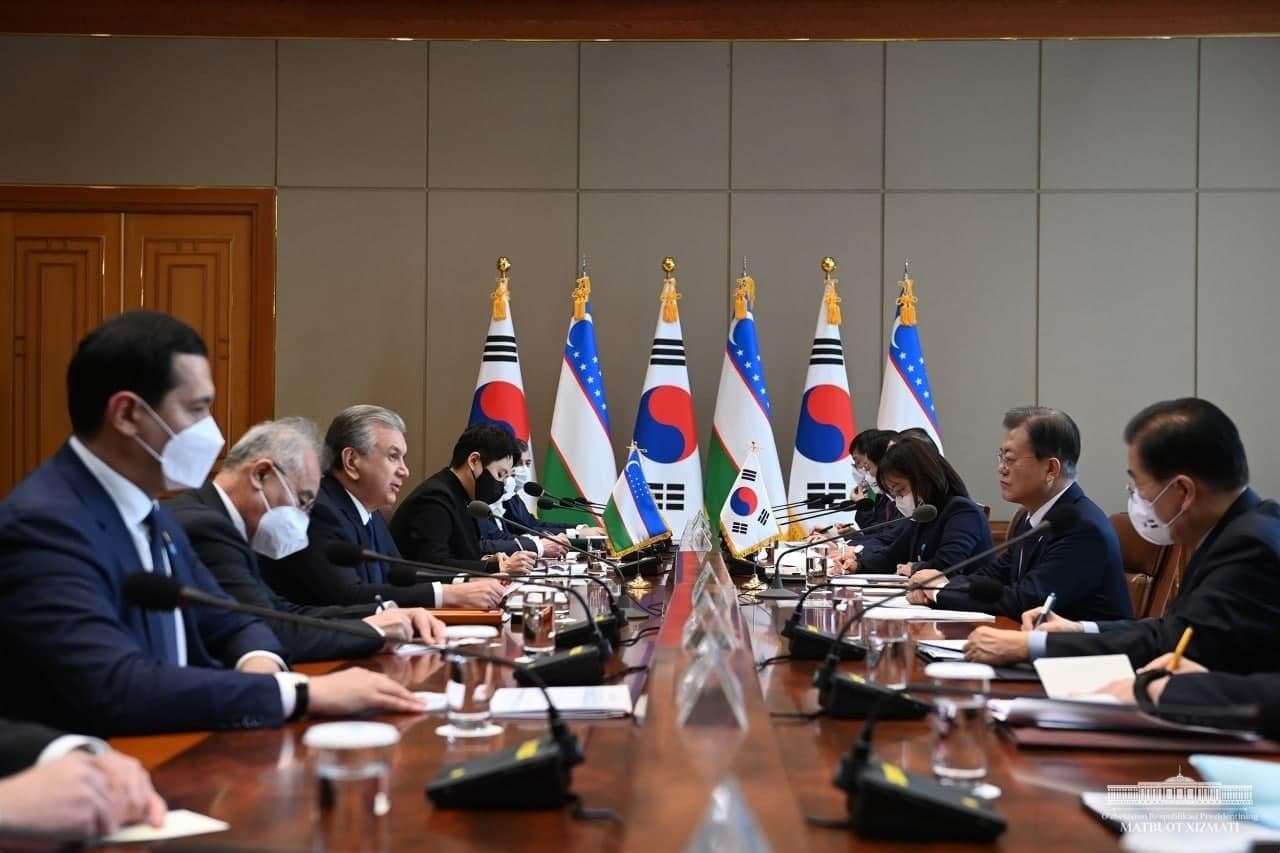 В Сеуле состоялись исторические переговоры президентов Узбекистана и Кореи