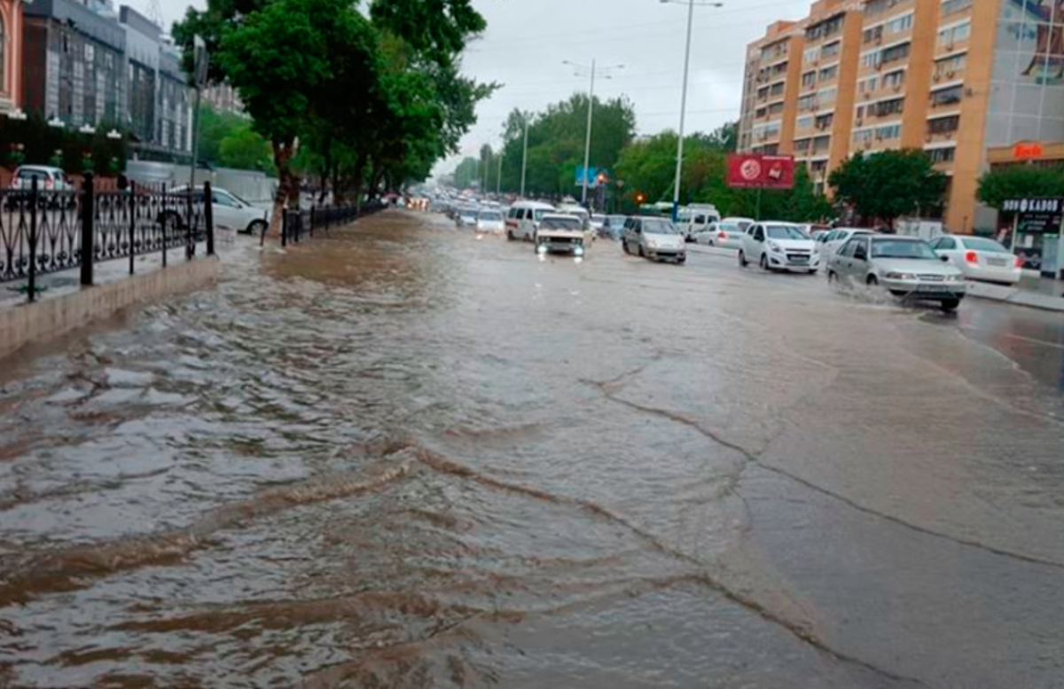 Ташкентский хокимият назвал причину затопления города после дождя