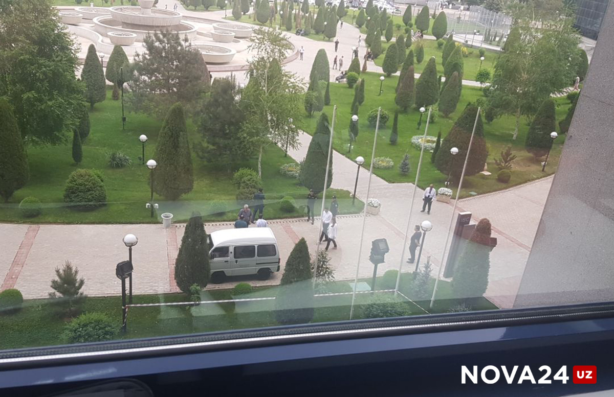 «Коллеги говорят, что слышали крик»: Свидетель падения мужчины с верхнего этажа бизнес-центра в Ташкенте рассказал подробности происшествия