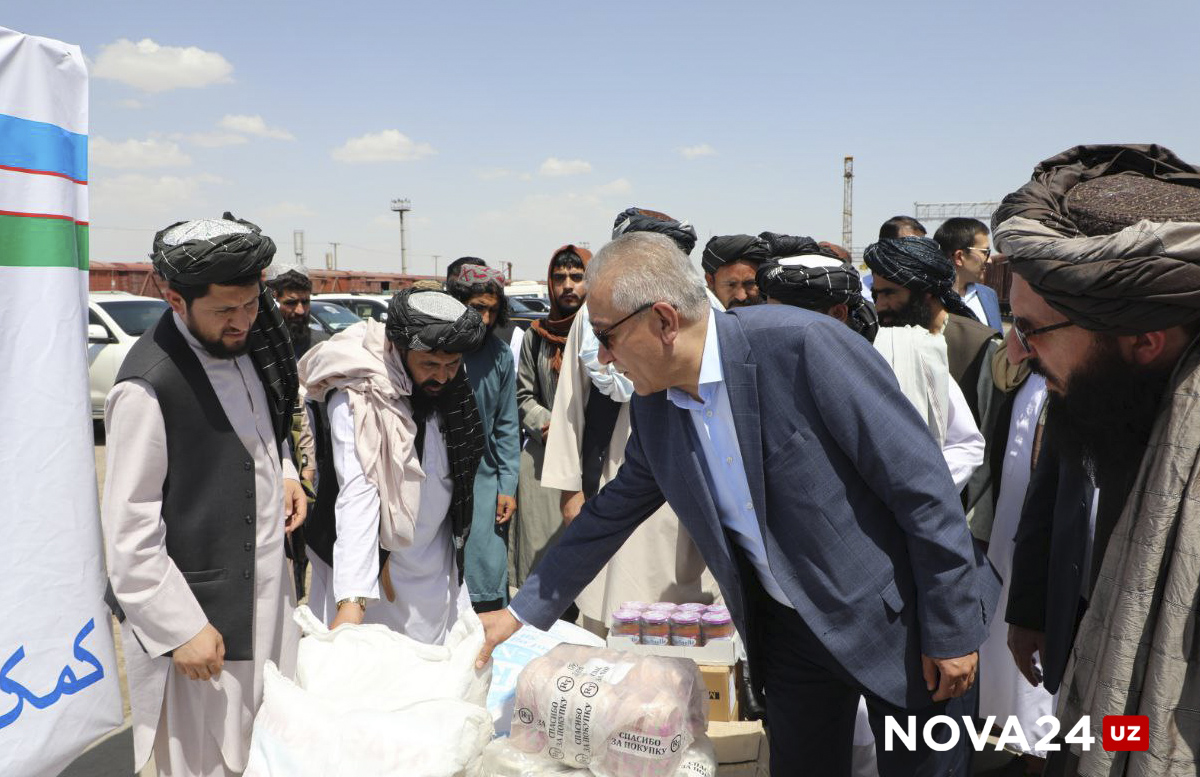 Узбекистан передал братскому народу Афганистана гуманитарную помощь — видео