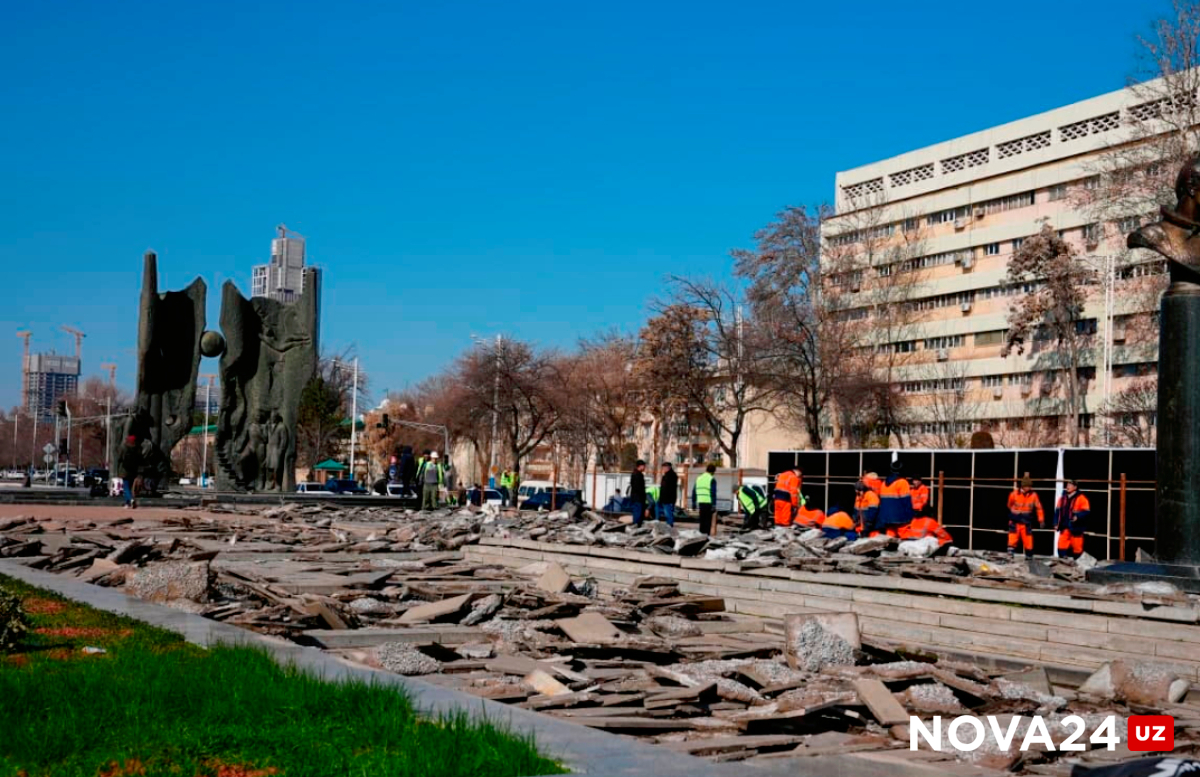 Реконструкция площади Космонавтов почти завершена