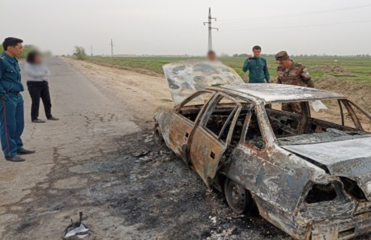 В Сырдарье мужчина угнал автомобиль, а затем сжег его дотла – Новости  Узбекистана – NOVA24.UZ