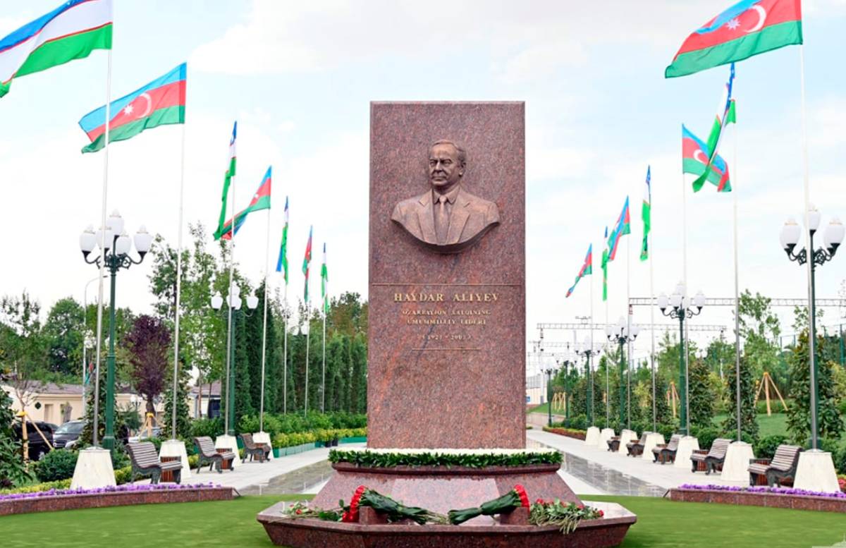 В Ташкенте открыли улицу в честь Гейдара Алиева