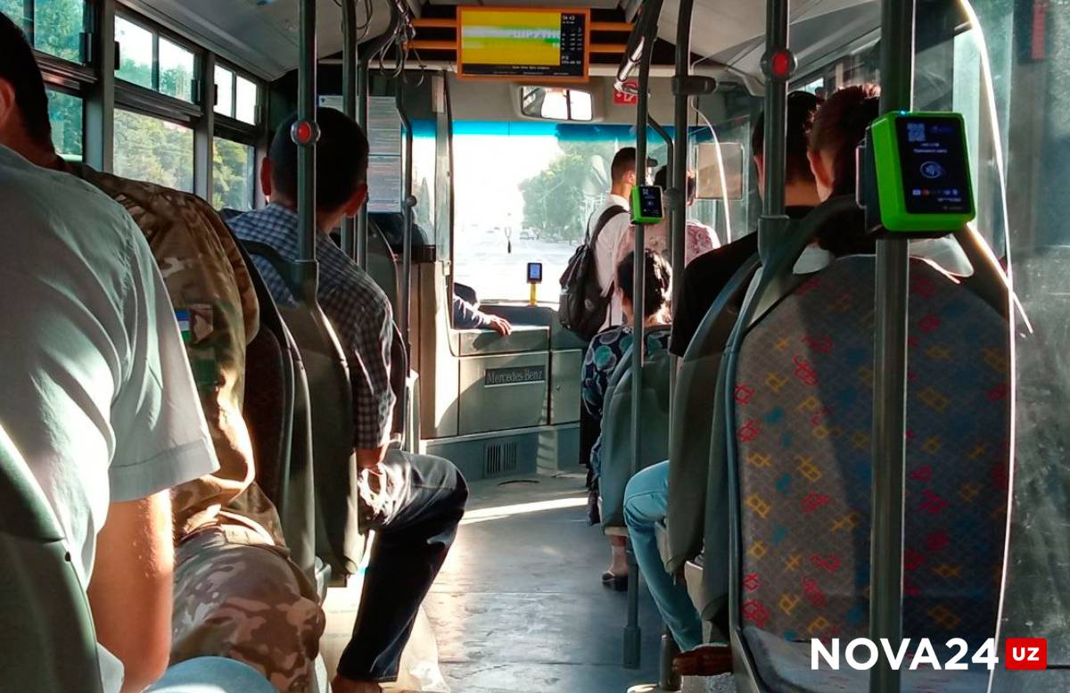 Узбекистанцам напомнили, что нельзя делать в автобусе