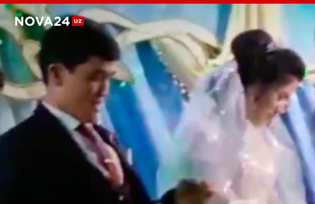 В Узбекистане поймали жениха, который ударил невесту на свадьбе