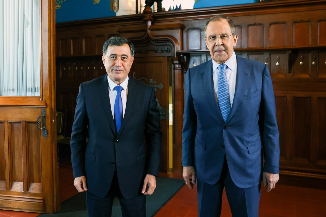Глава МИД Узбекистана Норов встретился с Лавровым