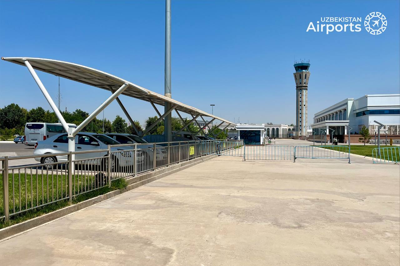 Привокзальную площадь аэропорта «Ташкент» преобразуют