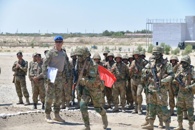 В Термезе начались военные учения Узбекистана и Таджикистана