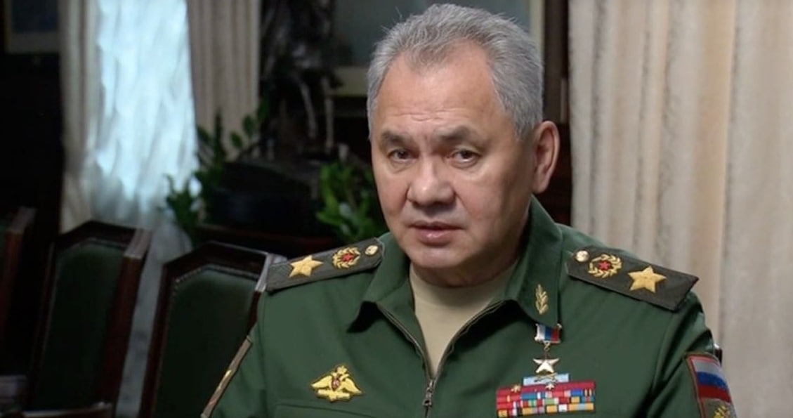 Шойгу назвал количество убитых украинских и российских солдат
