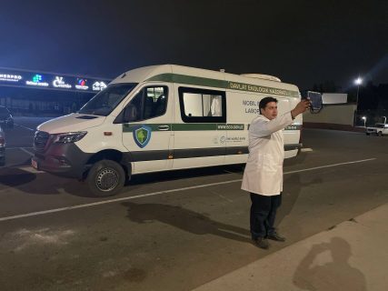 Экологи взяли пробы воздуха в Ташкенте