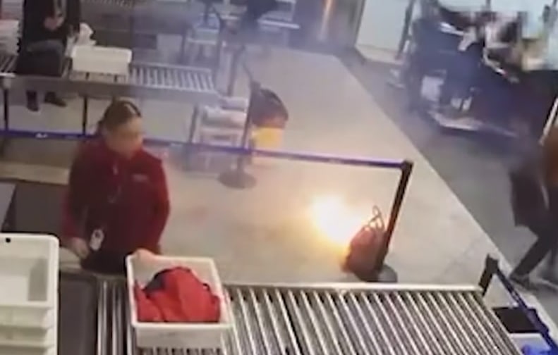 В аэропорту Алматы у пассажира вспыхнул пауэрбанк