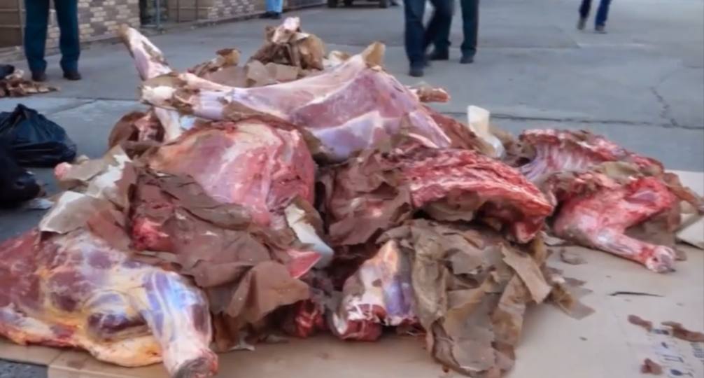 В Ташкент пытались незаконно ввезти тонну некачественного мяса