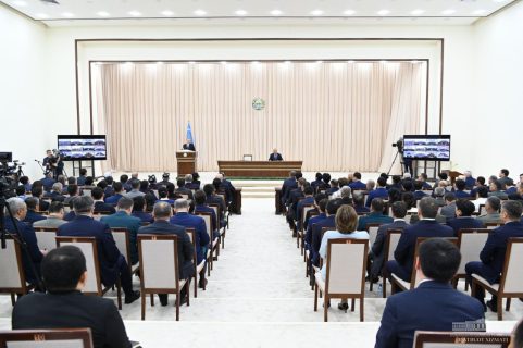 Президент поручил развивать экономику Навоийской области
