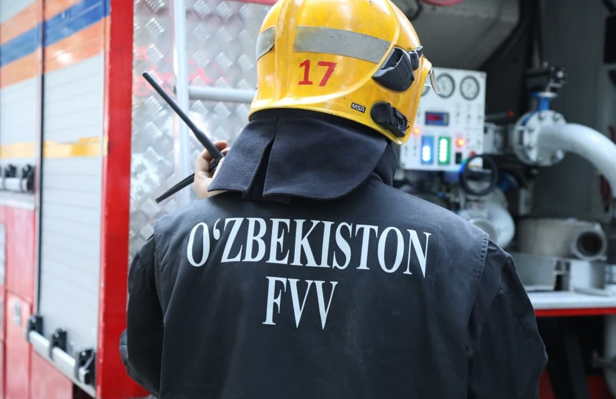 В Ташкенте в цеху предприятия вспыхнул пожар