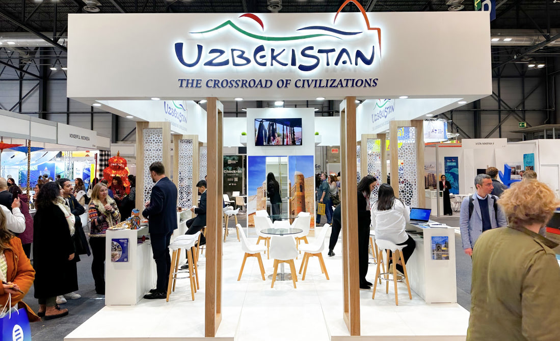 В Мадриде на туристической выставке представили национальный стенд Узбекистана