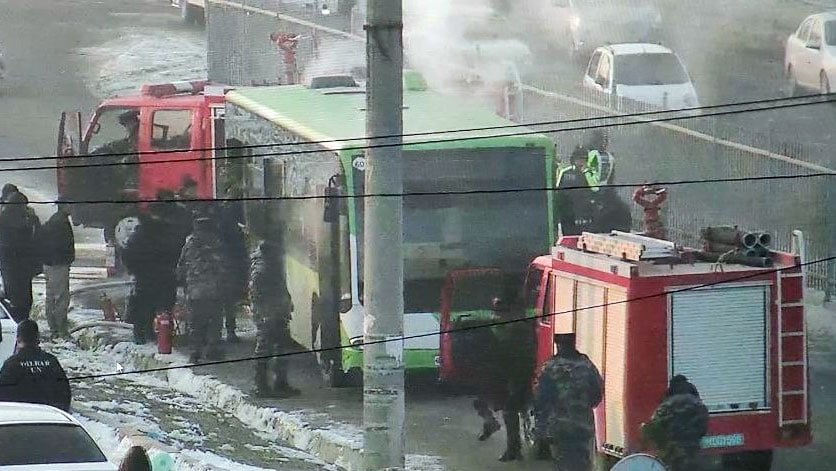 В Ташкенте задымился автобус из-за короткого замыкания: его вернут на рейс