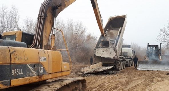В Узбекистане начали укреплять берега рек из-за угрозы паводков