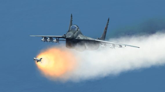 Над Черным морем столкнулся российский истребитель и американский БПЛА