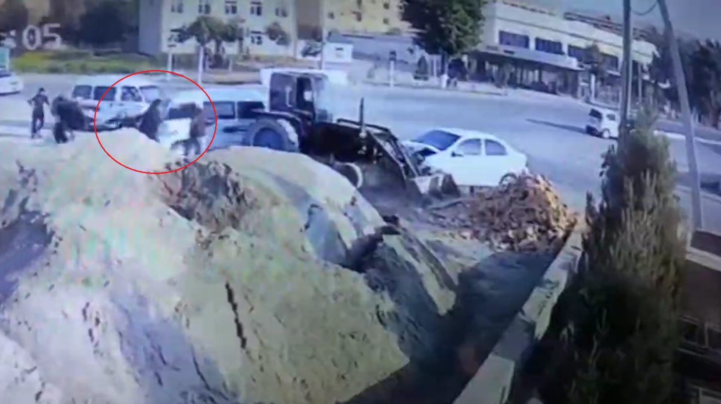 В Андижане Damas после удара о Nexia влетел в пешехода — видео