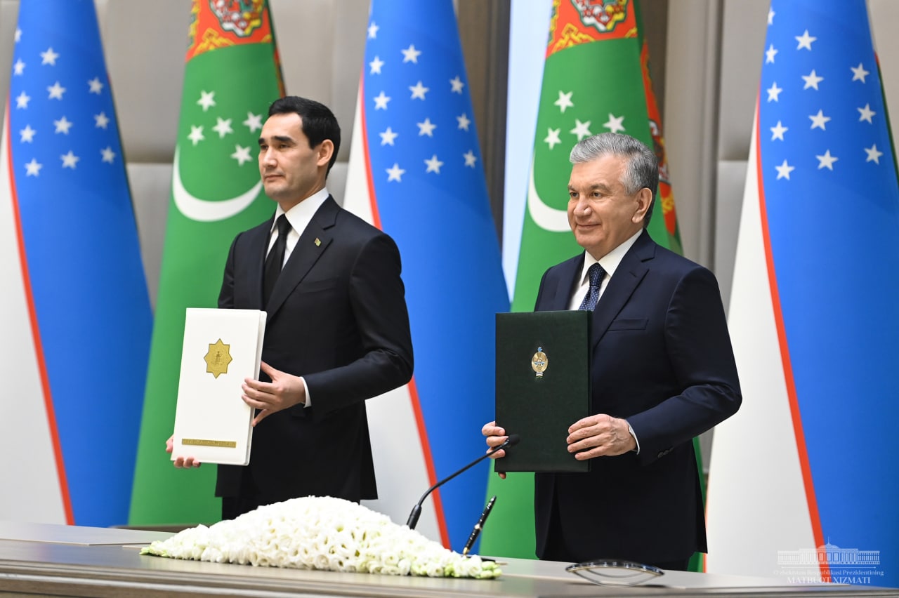 Узбекистан и Туркменистан договорились укрепить стратегическое партнёрство
