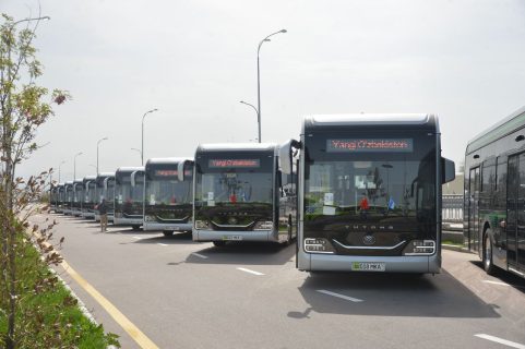 Ташкентцы прокатятся на китайских электробусах