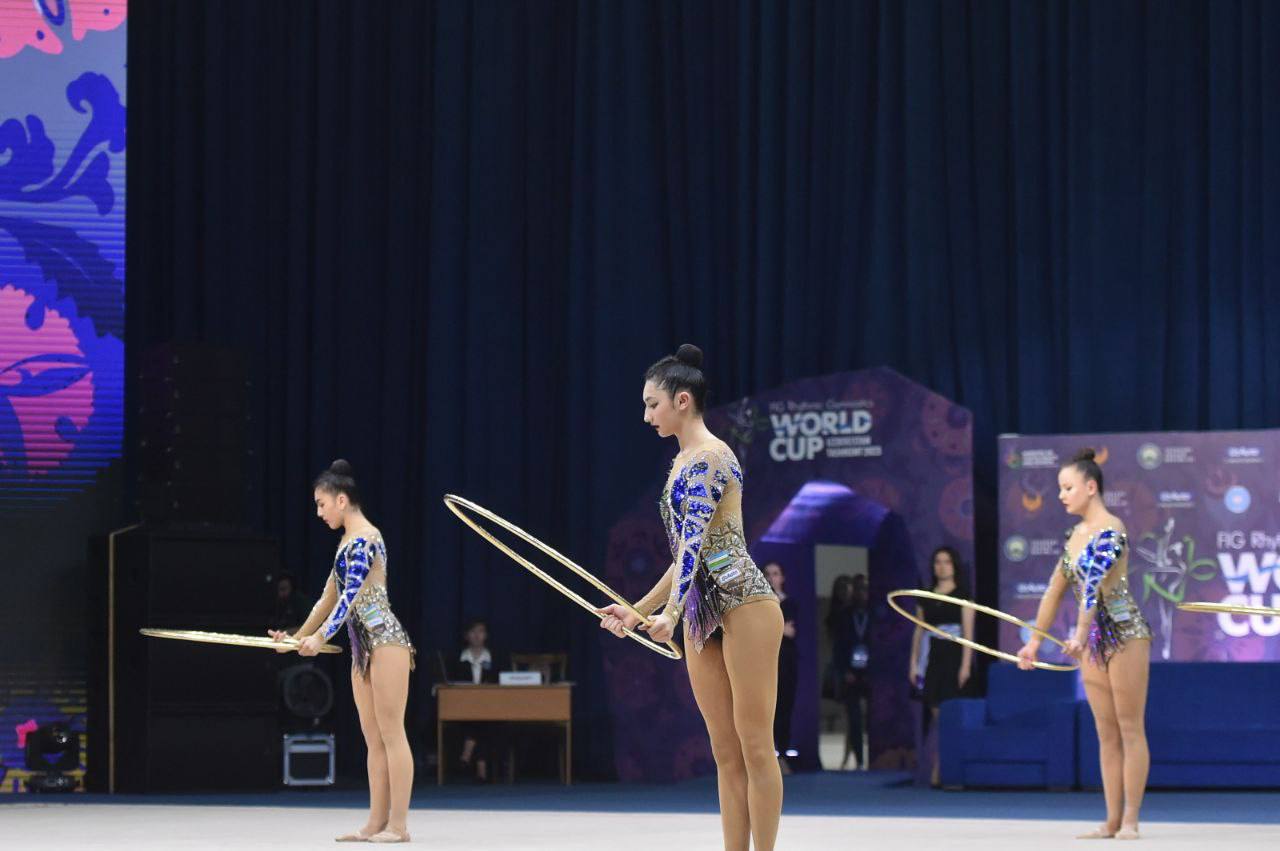 В Ташкенте завершился третий этап Кубка мира по художественной гимнастике