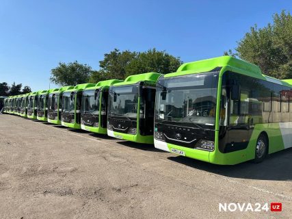 Новые автобусы сократят загазованность Ташкента
