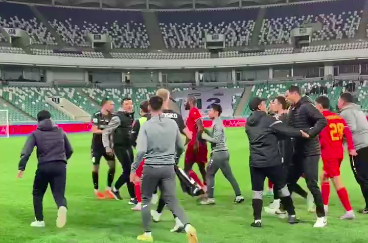 В Ташкенте футболисты «Бунёдкора» и «Насафа» устроили потасовку — видео