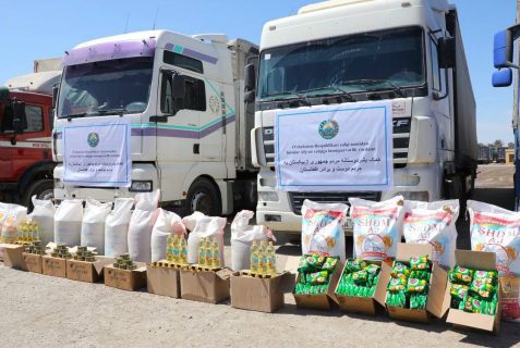 Узбекистан отправил Афганистану гумпомощь с сотней тысяч пачек лапши быстрого приготовления