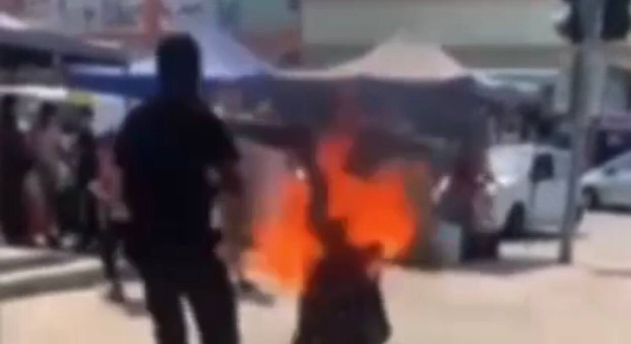 В Ташкенте уличная продавщица совершила самосожжение, не поделив место для торговли — видео