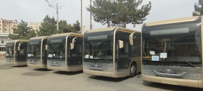 Самаркандцы прокатятся на китайских электробусах