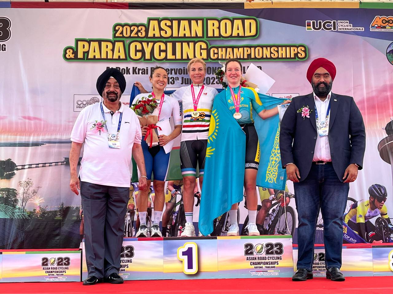 Узбекские велогонщицы завоевали две золотые медали на Чемпионате Азии
