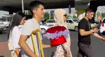 В Ташкенте накажут парня за пранк на проезжей части — видео