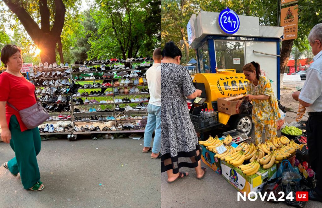 Шум, гам и мусор: В Ташкенте жители пожаловались на мешающих им жить торгашей, таксистов и сапожников