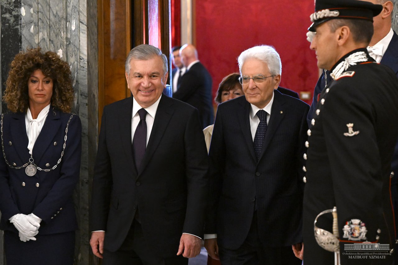 Шавкат Мирзиёев переговорил с президентом Италии — главное