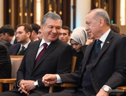Мирзиёев и Эрдоган провели переговоры