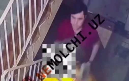 В Ташкенте студент-маньяк напал на 16-летнюю девушку в подъезде — видео