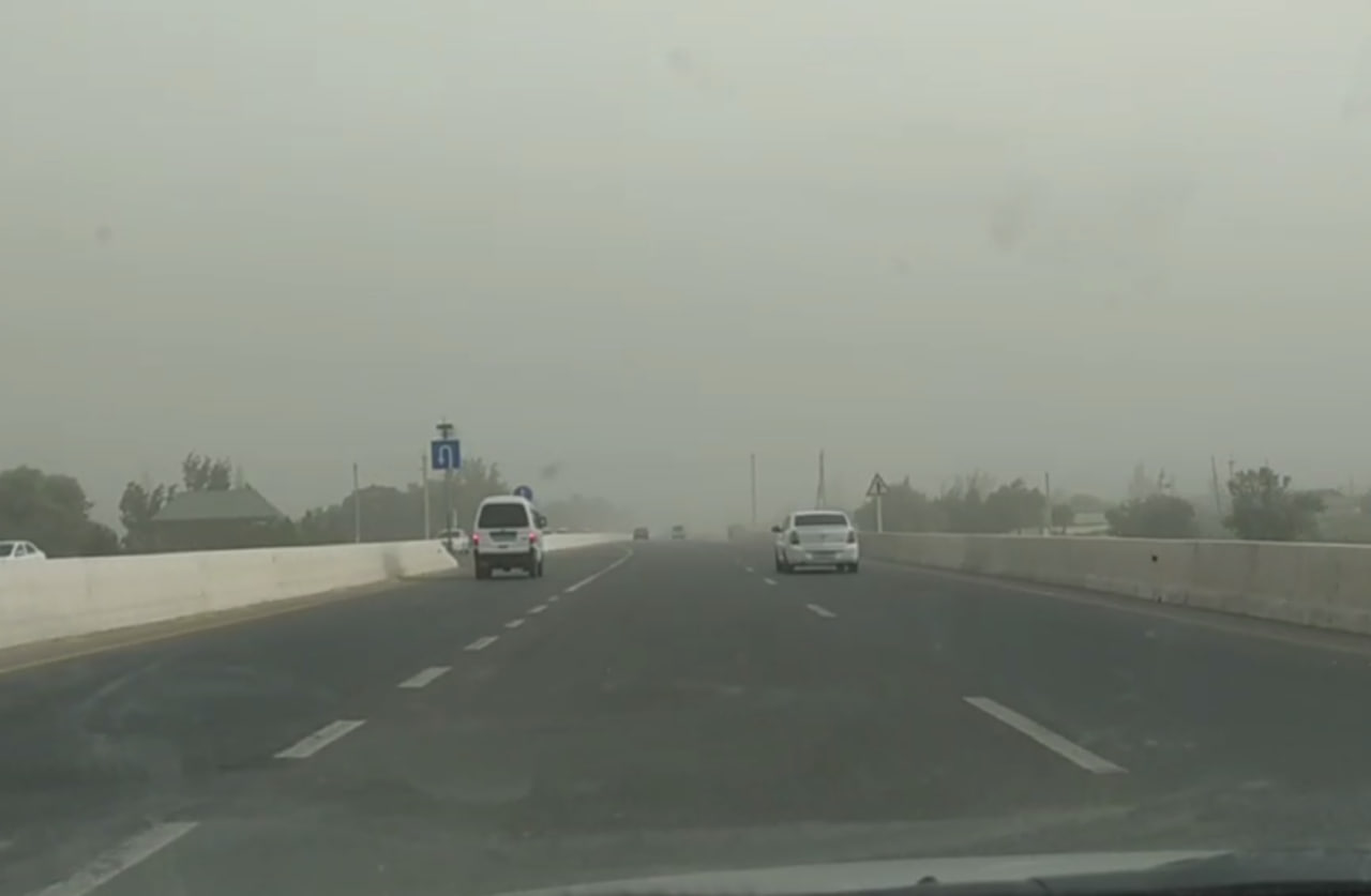 Термез опять запылился: количество пыли в воздухе зашкаливало — видео